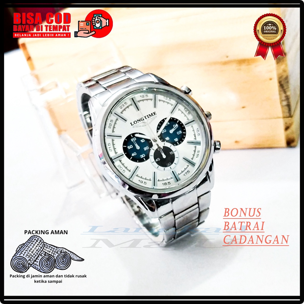 Jam Tangan Pria Dewasa kekinian 2022 Terbaru Rantai Stainless Steel Ori Sport Jam Cowok Elegant Anak