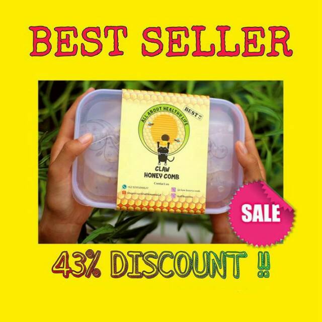 

[PREMIUM] 100% [ORIGINAL] MADU PREMIUM SARANG MADU MURNI CERANA/DORSATA Madu Hutan Asli