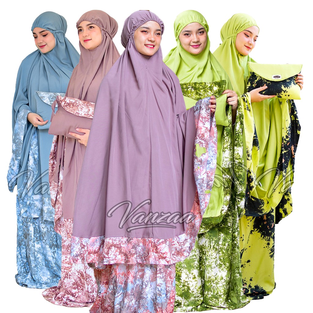 Mukena Bali Tiedye Adem Murah Original Vanzaa 2022