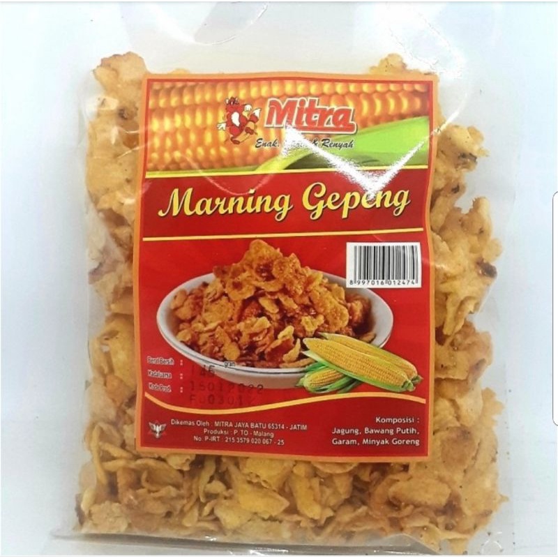 

kripik marning gepeng MITRA 145g brondong jagung