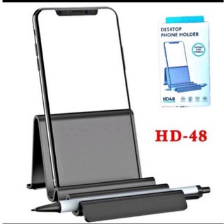 Holder Handphone HD48 Stand Meja Folding Tempat HP Universal Acc Plus