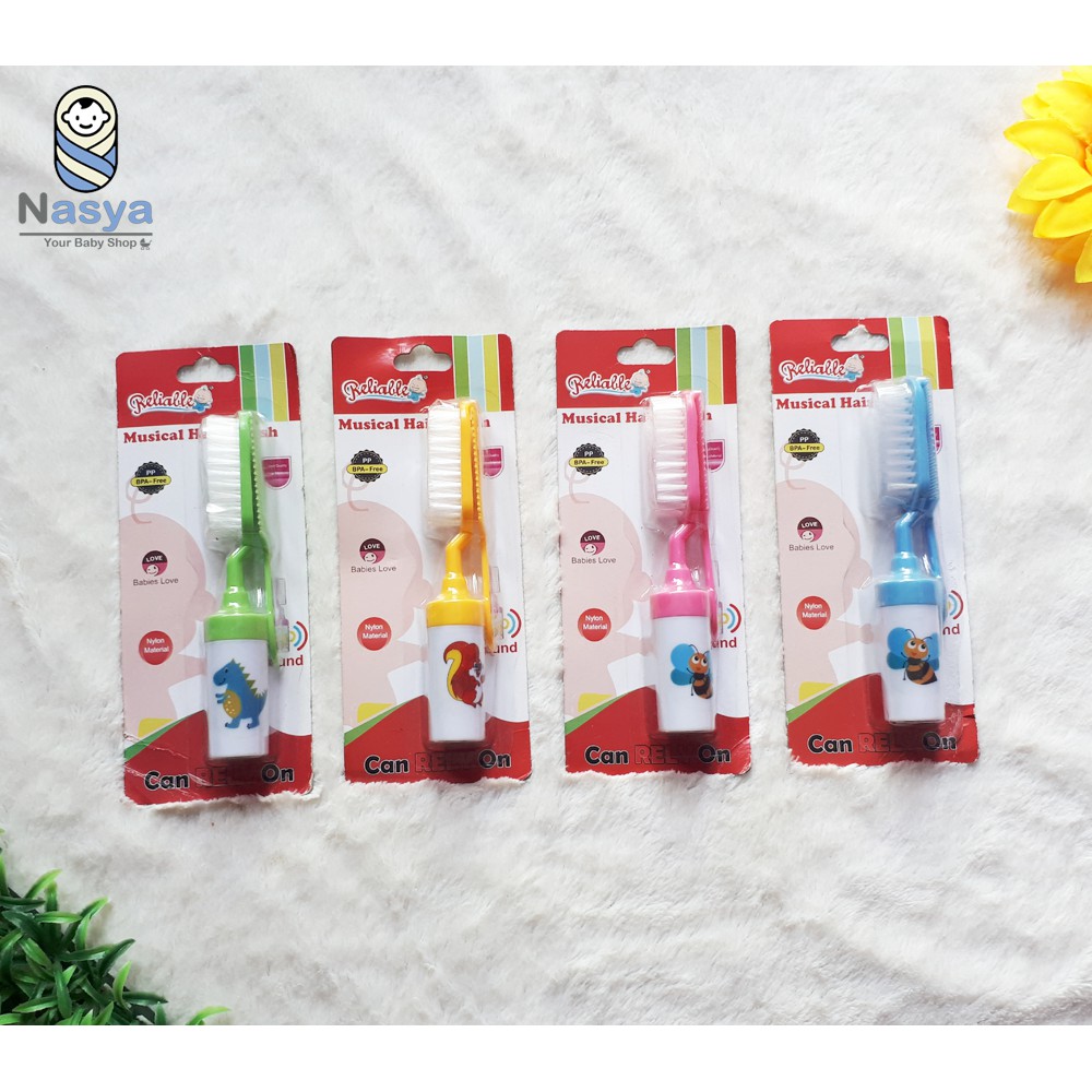 [B-095] Sisir Bayi Bunyi / Musical Hair Brush Reliable