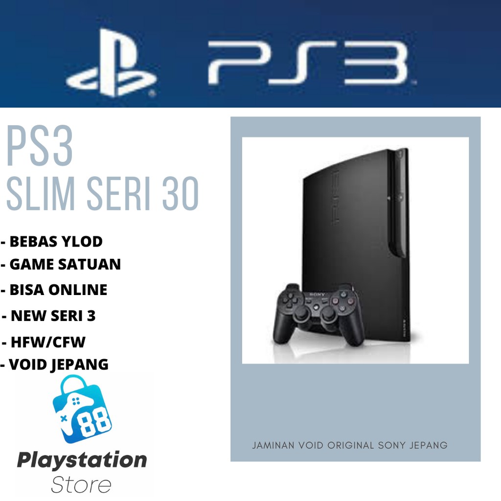 Ps3 Slim 500gb Jaminan Berkualitas Seri 30 Shopee Indonesia