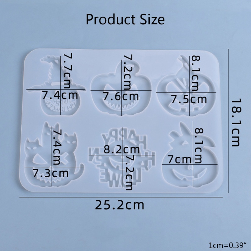 SIY  Resin Epoxy Mold DIY Epoxy Pumpkin Pendant Silicone Mold Jewelry Making