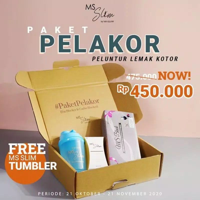 ms glow paket pelakor ms slip capsul ms black