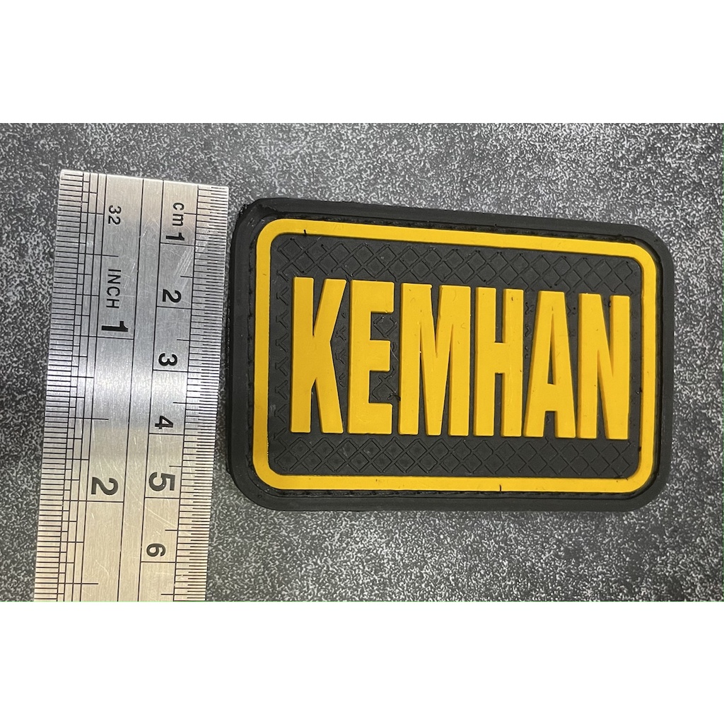 Patch Kemhan - Patch Velcro Kementrian Pertahanan - Prepetan Kemhan -  Velcro Karet