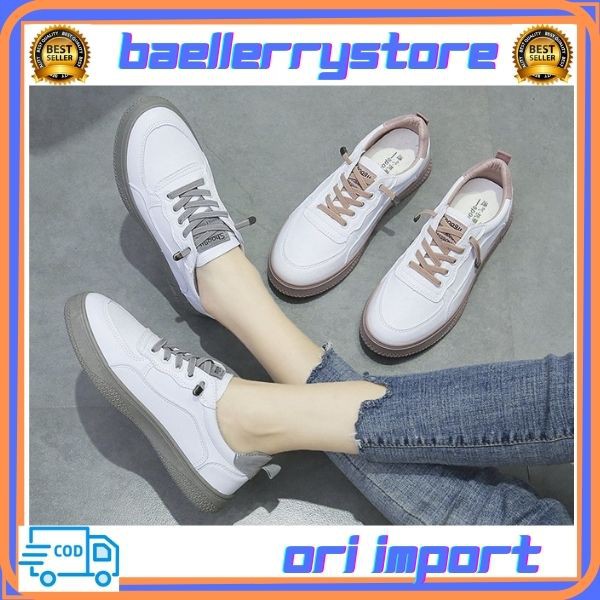 BL / COD Sepatu Sneakers Wanita Casual  Kualitas Super Premium 218 Terlaris