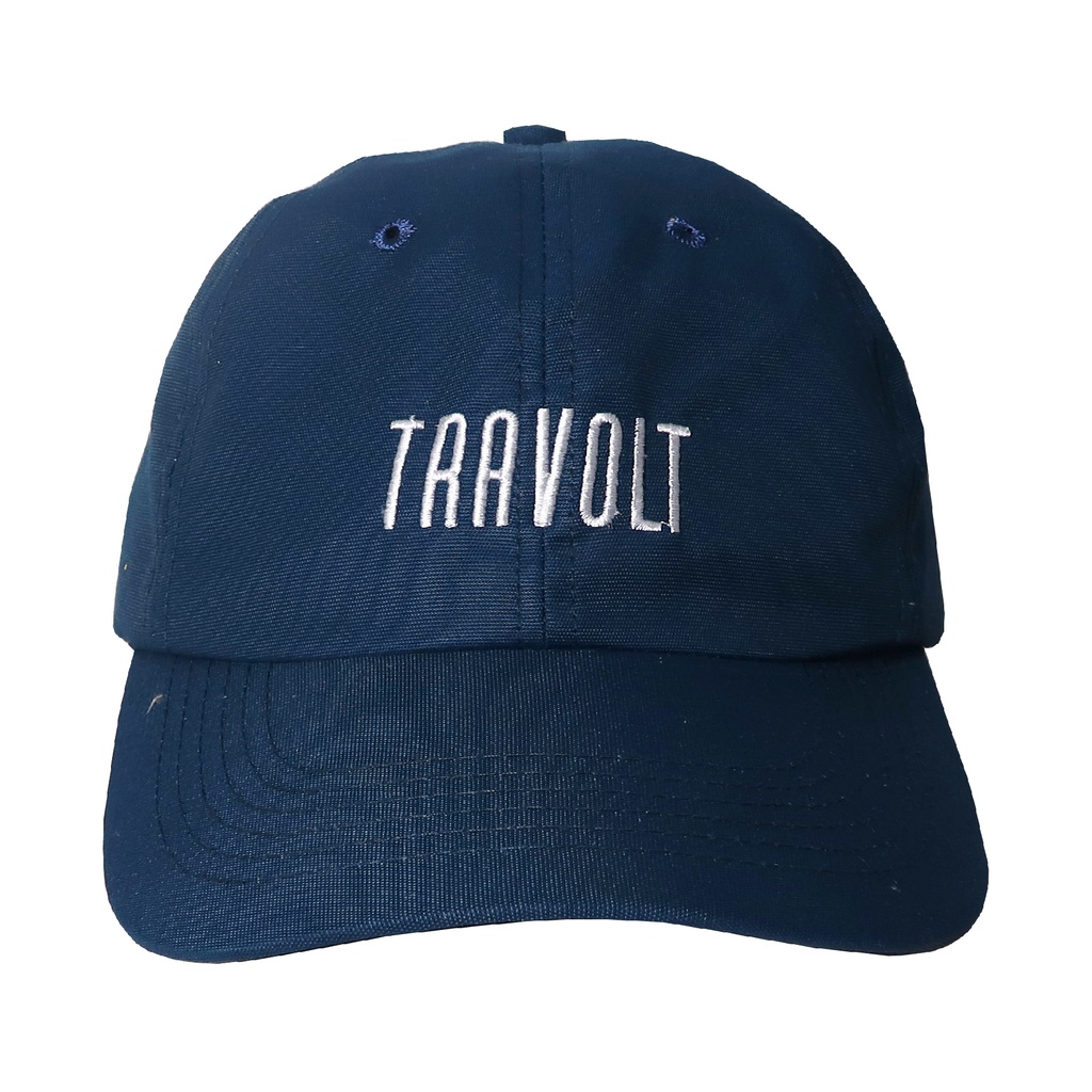 Ballcaps - Travolt - Font - Navy - Biru Dongker - Topi Baseball - Caps