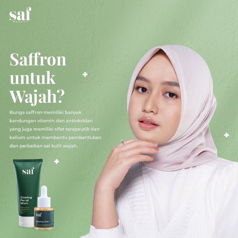 [RESMI] SAF BEAUTY FACEWASH &amp; SERUM GLOWING