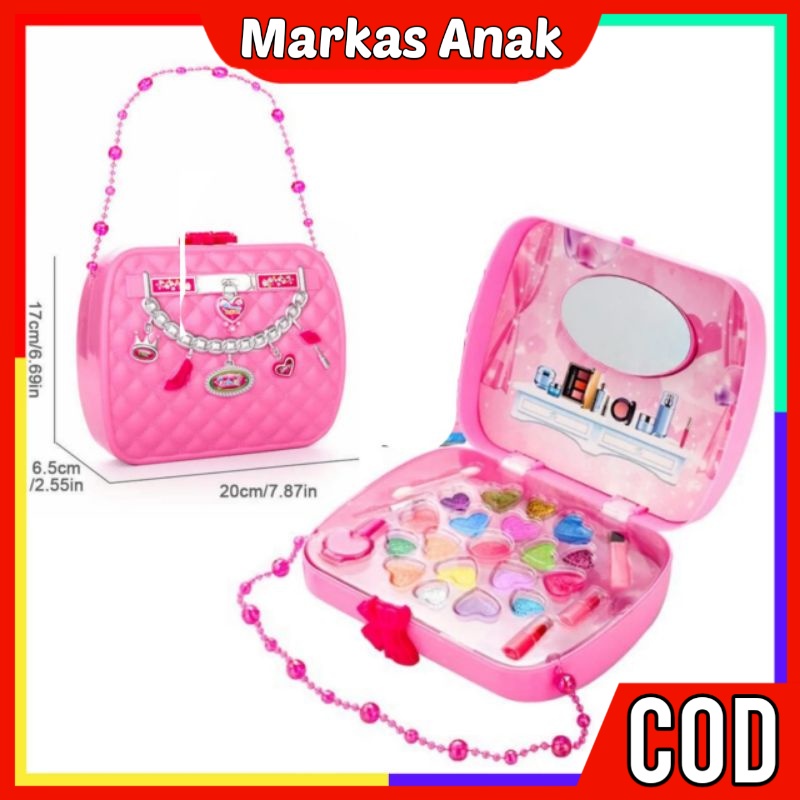 Mainan Anak Anak Umur 3 4 5 6 Tahun Edukasi Rumah Tas Sandang Alatke upkeUp mekap Dandan Dandanan sa
