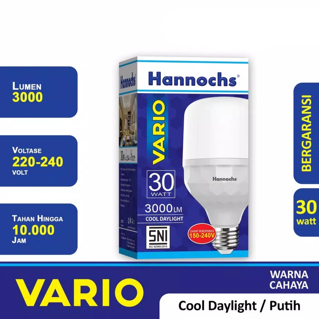 Hannochs Lampu LED Capsule Vario 30 Watt - Cahaya Putih