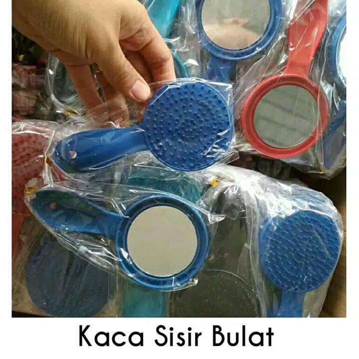 Souvenir Sisir Kaca Bulat Cermin Hadiah Pernikahan Cermin Murah Sovenir Unik