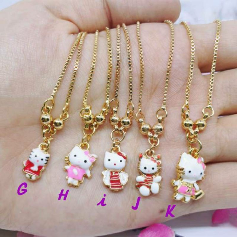 Kalung hello Kitty koye anak uk36cm lapismas ☆K-8☆