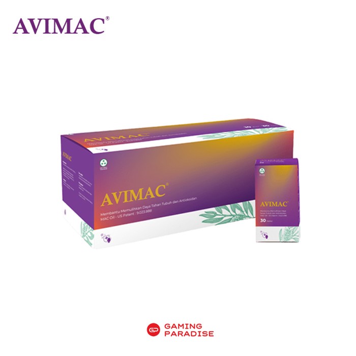 Cintramelin Avimac Suplemen Daya Tahan Tubuh Mac Oil Vitamin Imun Booster Covid