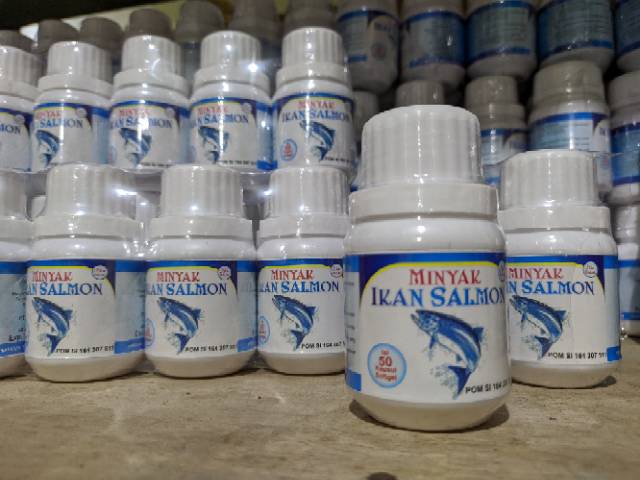 Minyak Ikan Salmon Omega 3 Penambah Nafsu Makan Untuk Anak dan Dewasa Original