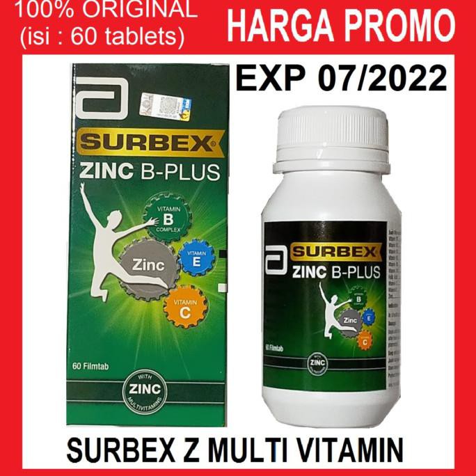 SPESIAL PROMO - SURBEX Z MULTI VITAMIN 60TABLET - ORIGINAL CINTRAMELIN