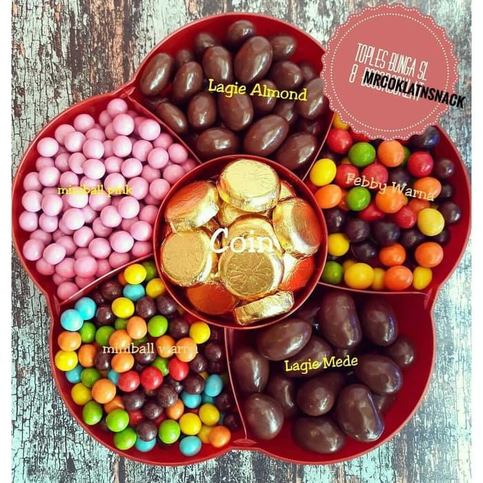 

Cokelat Parcel Toples Kembang - Mix L'agie SL 8 800gr