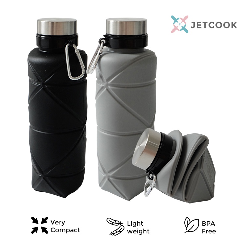 JetCook Origami Bottle Botol Air Minum Lipat / Collapsible Water Bottle 700ml