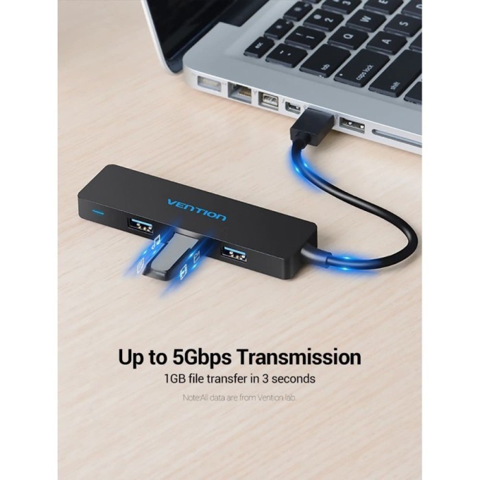 Vention CHL CHLBB USB Hub 4 Port USB 3.0 High Speed with Micro Power