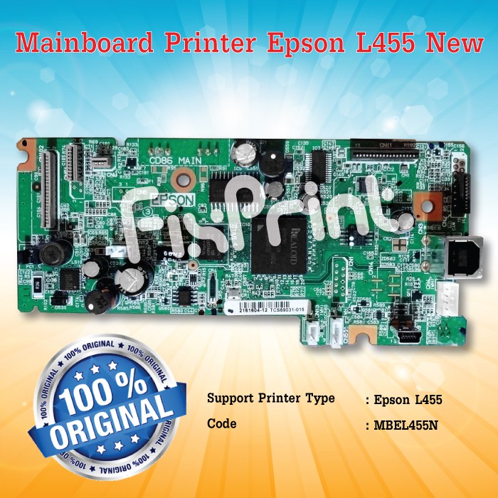 Motherboard Epson L455 L 455, Mainboard Printer Epson L455 Original