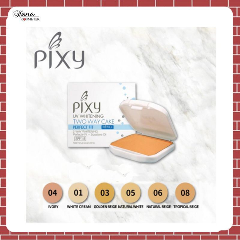 [PIXY] BEDAK PADAT  REFILL TWO WAY CAKE ISI ULANG BEDAK