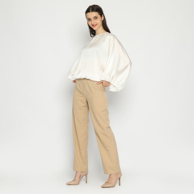 Blouse Najwa / Blouse Satin/ Blouse Balon/ Baju Satin/ Atasan Satin/ Atasan Muslim