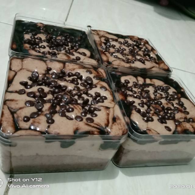 

Dessert box coklat leleh