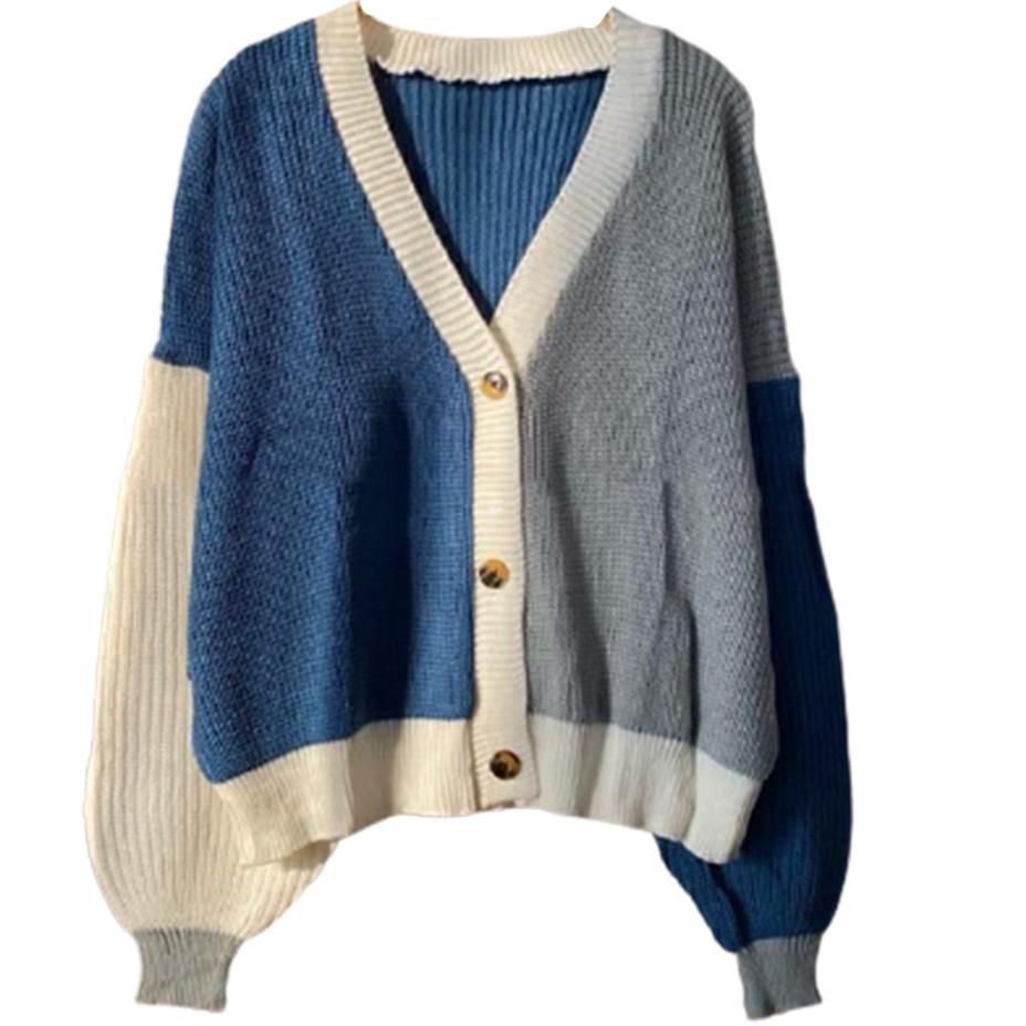 HARGA TERMURAAH.. Vallina Cardigan Two Tone Eireen Cardy | Kardigan Rajut Twist Tebal Knit Cardie Wa