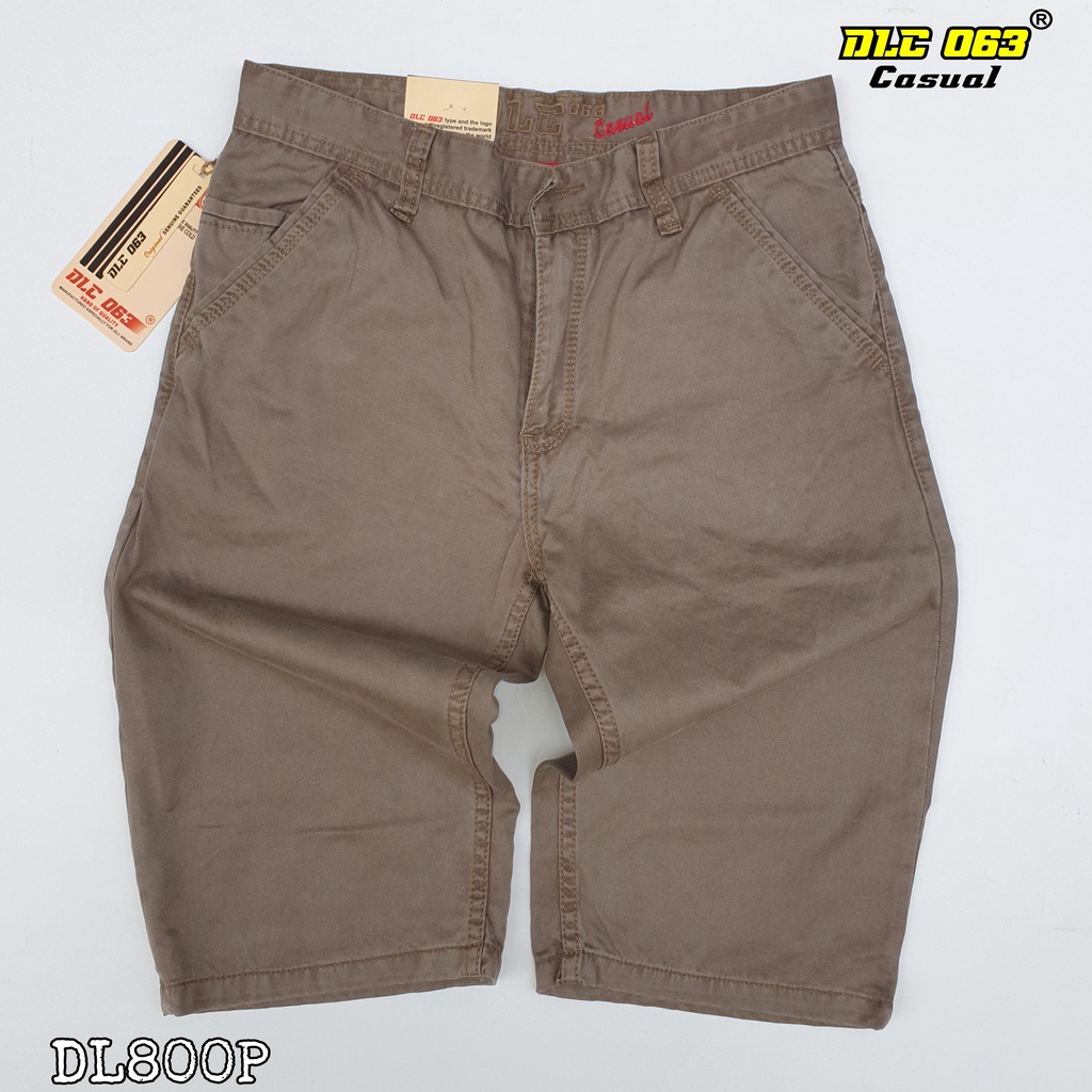 CELANA KANVAS PENDEK ORIGINAL DLC 063 BAHAN TEBAL JAHITAN DOBEL