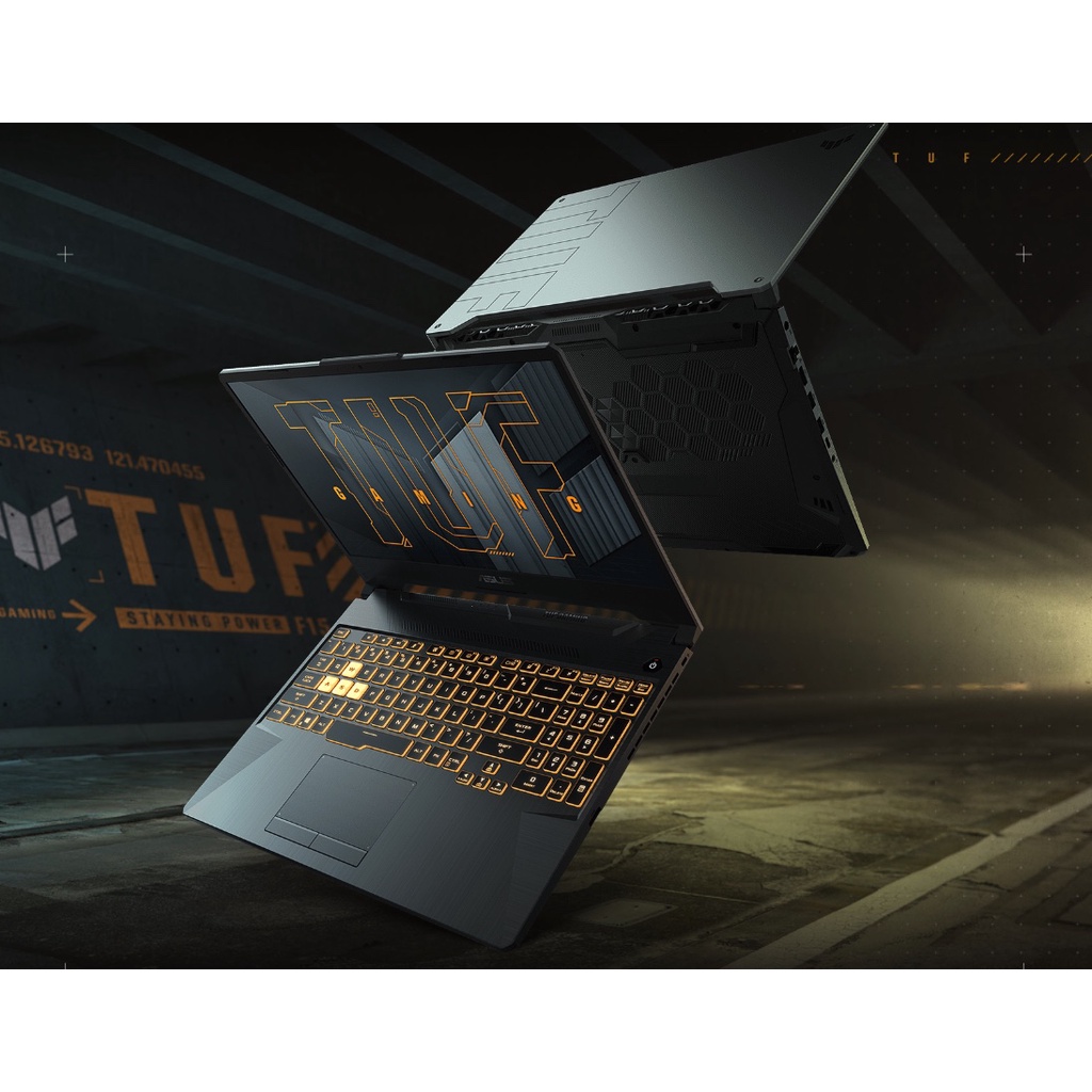 ASUS TUF GAMING-F15 FX506HM-I936B6G-O (I9-11900H/RTX3060_V6G/8G*2/512G/Layar 15.6&quot; 144Hz/90W/