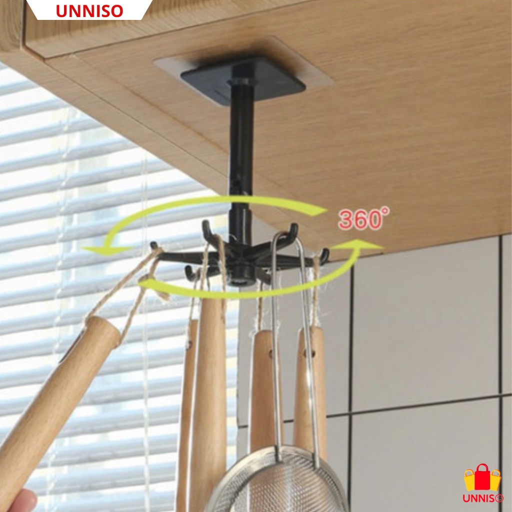 UNNISO - Gantungan Hook Putar Rotating Hook 360 GHP1