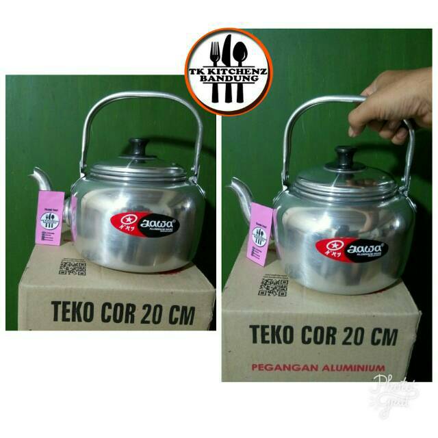 Jual Teko Aluminium Teko Alumunium Teko Jawa Teko Maspion Ukuran 20 Cm Shopee Indonesia 0984