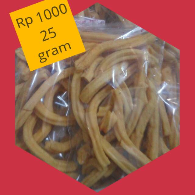 

makanan ringan cemilan kletikan kue kerupuk kecipir cipir