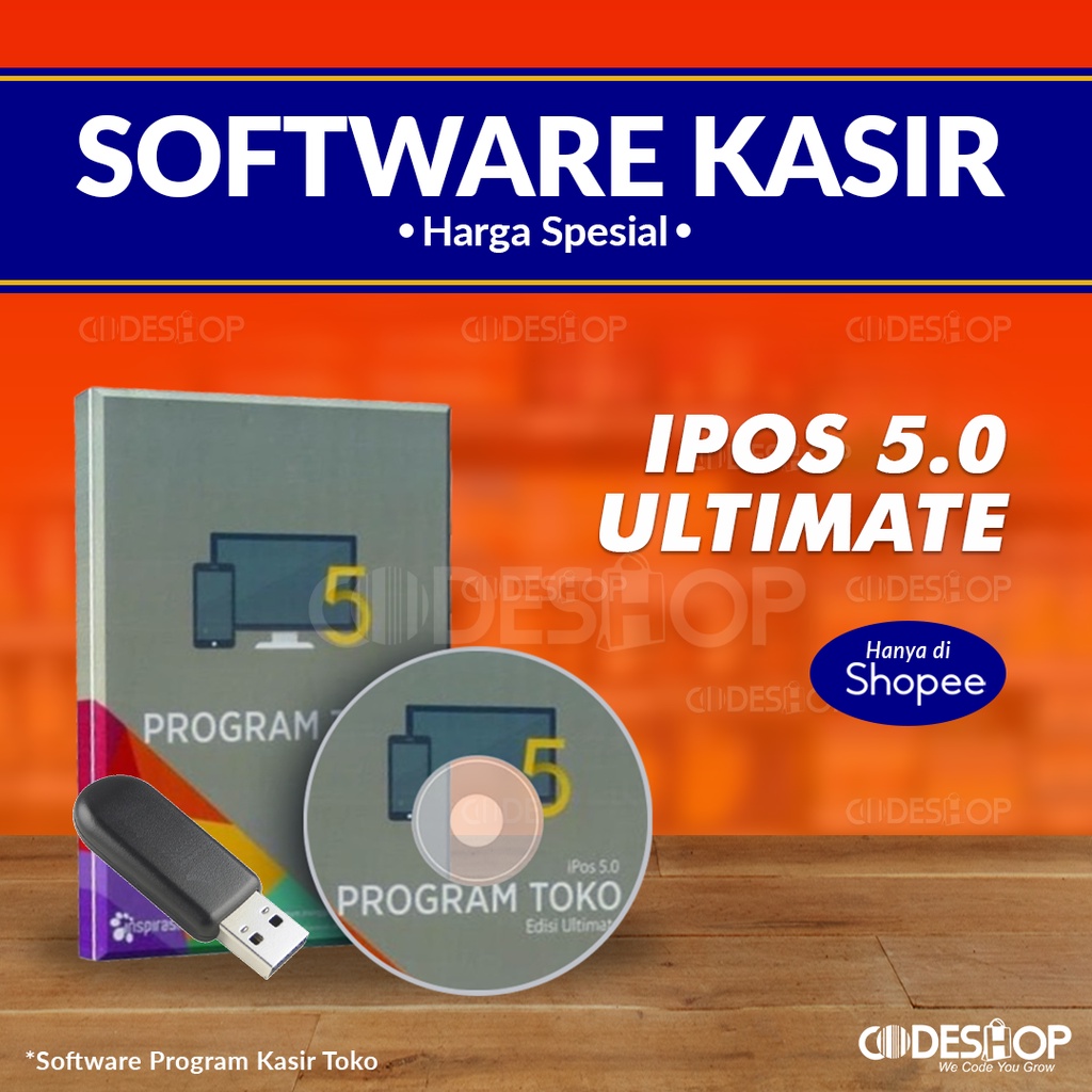 Software Ipos 5.0 Ultimate Dongle Aplikasi Program Kasir Retail