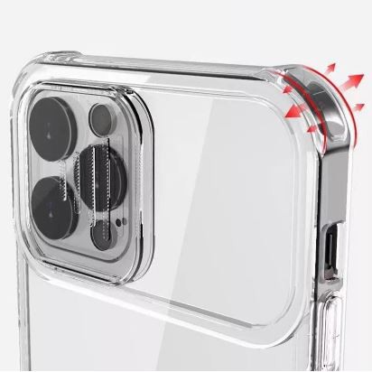 CLEAR SLIDE CAMERA ANTICRACK CASE VIVO Y12 Y15 Y17 Y31 Y52S