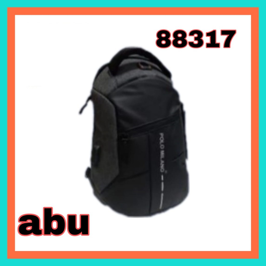 TAS SELEMPANG PRIA POLO MILANO 88317 SLINGBAG MULTIFUNGSI TAS SELEMPANG TRAVEL POUCH IMPORT MURAH