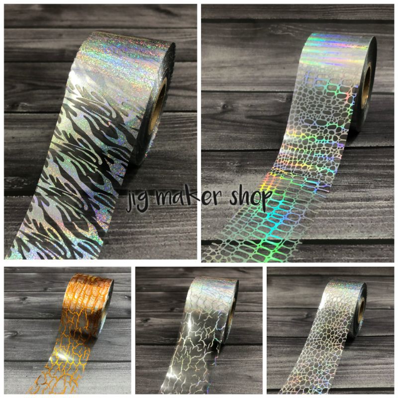 Hologram hot stamping foil Zebra, Rol 4cm x 100 meter