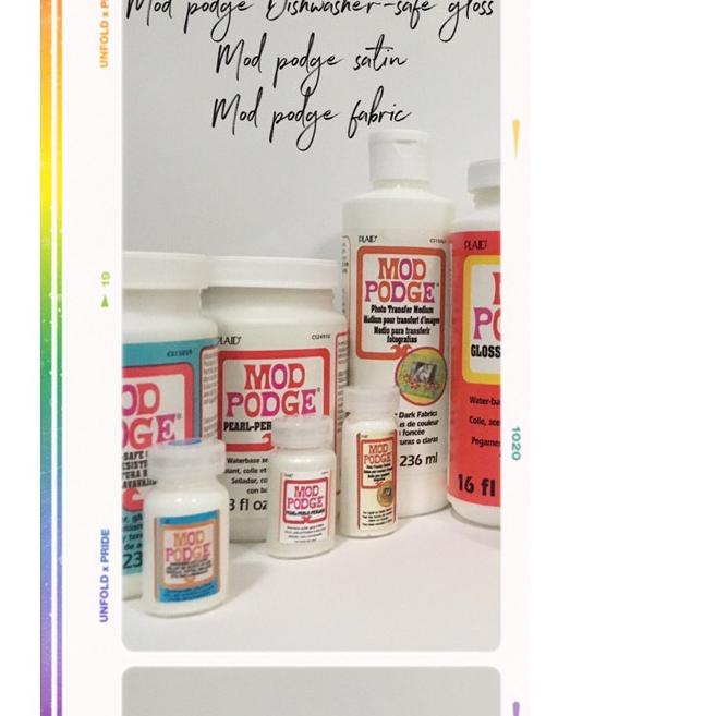 

READY ✅Mod Podge Gloss & Modpodge Matte tester ( repack ) varnish gloss glossy varnish clay decoupage glue|RA4