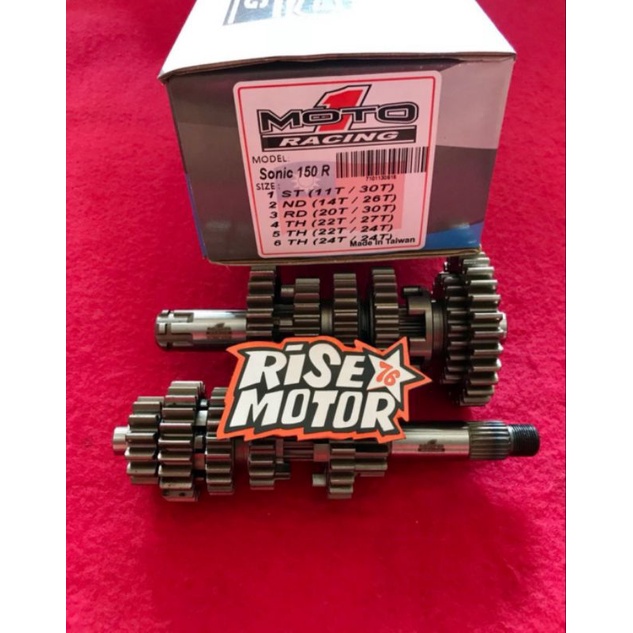 Gear Ratio Moto 1 Sonic