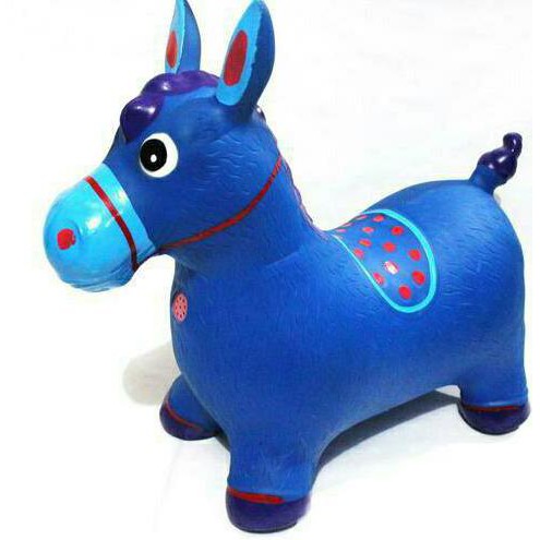MAINAN KUDA KARET DENGAN SUARA DAN LAMPU