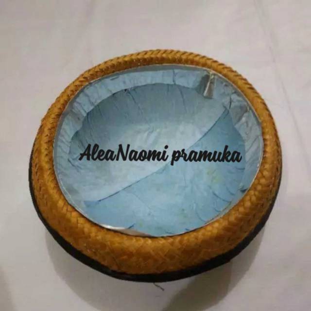 Topi Bambu Pramuka HALUS topi Pramuka putri