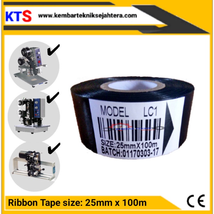 

Gaya Ribon Tape Tinta Pita Lc1 25Mm X 100M Isi 12 Pcs Terlaris