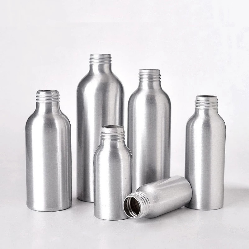 Botol Spray Kosong 40 / 50 / 100 / 150ml Bahan Aluminum Portable Untuk Parfum / Kosmetik / Travel