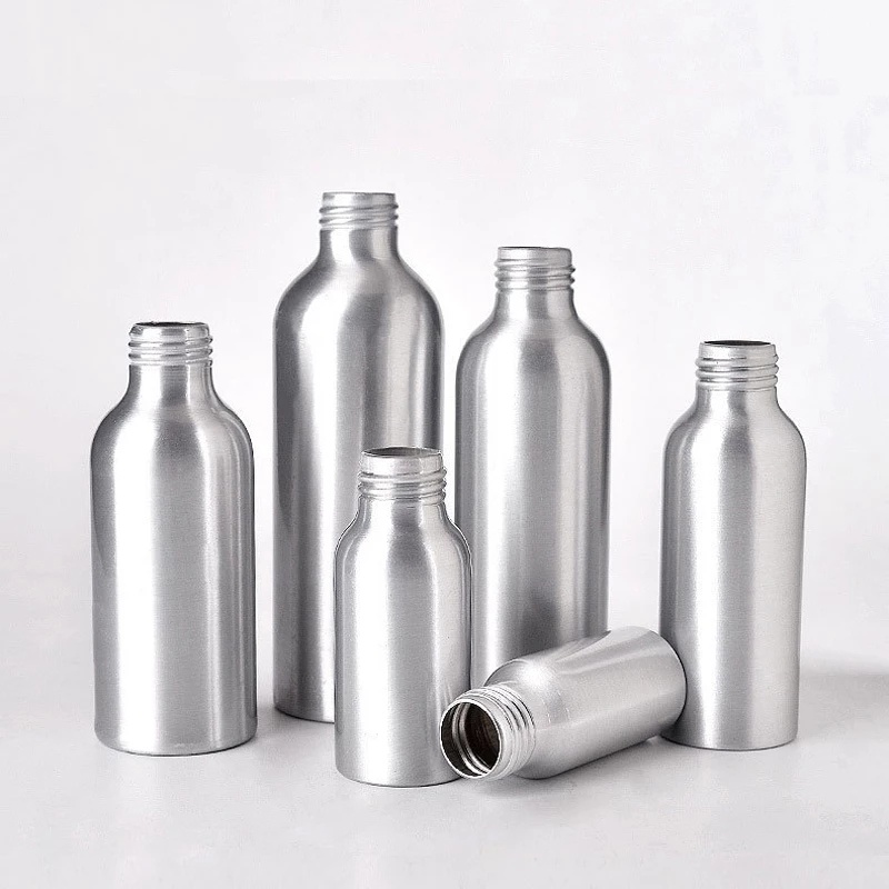 Botol Parfum Kosong Isi Ulang Model Semprot Bahan Aluminum Ukuran 40 / 50 / 100 / 150ml Untuk Travel