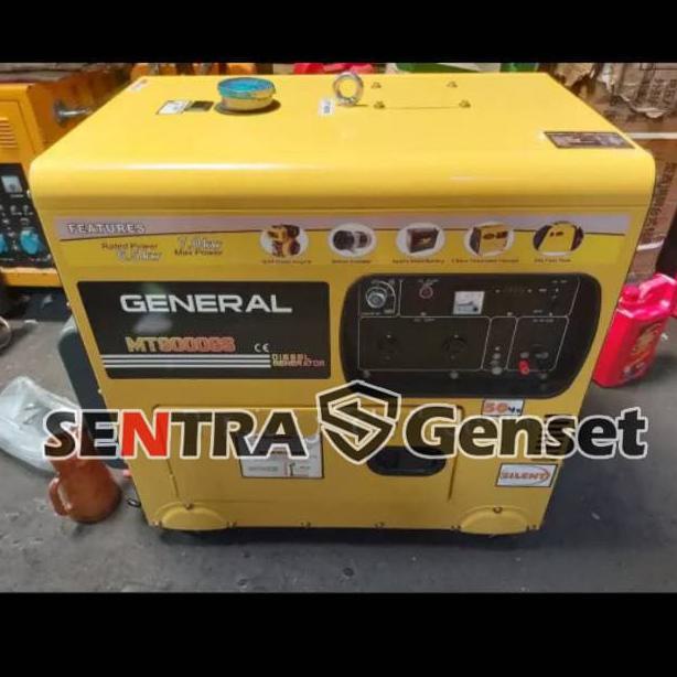 Genset silent 7000 7500 watt. silent diesel. General MT 9000 GS terlaris