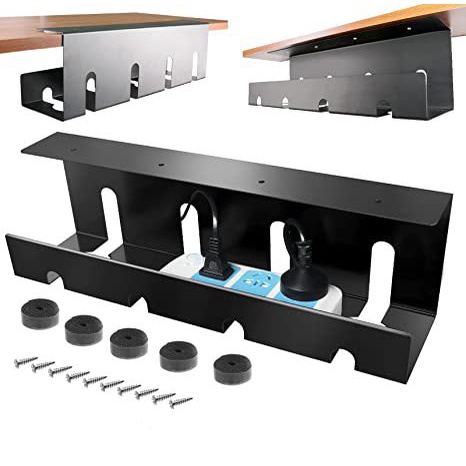 Under Desk Organizer Cable Management Rak Kabel Bawah Meja Bahan Besi / cable management bawah meja /cable organizer