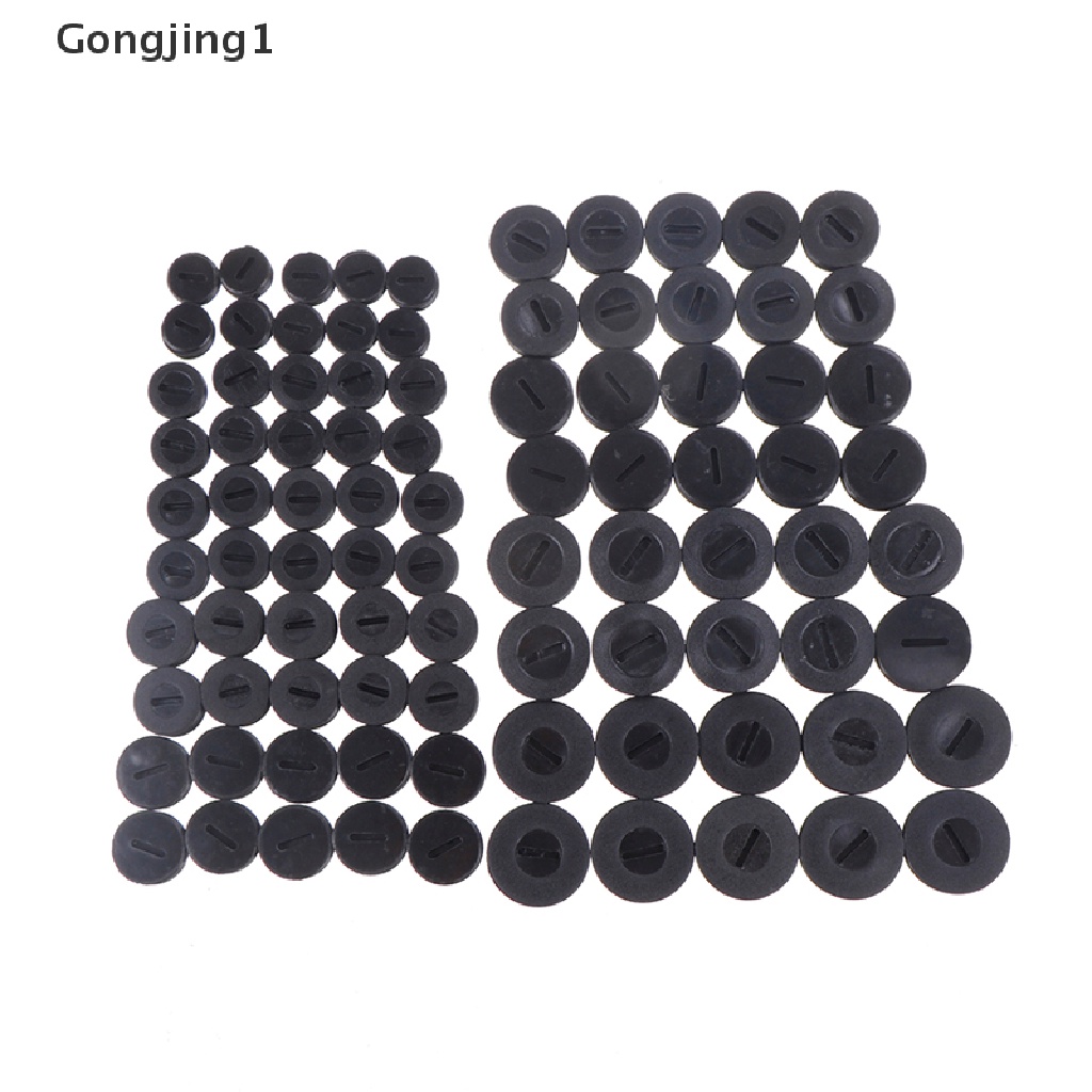 Gongjing1 10Pcs Cover Holder Brush Karbon Hitam 13 14 15 16 18 20 22mm