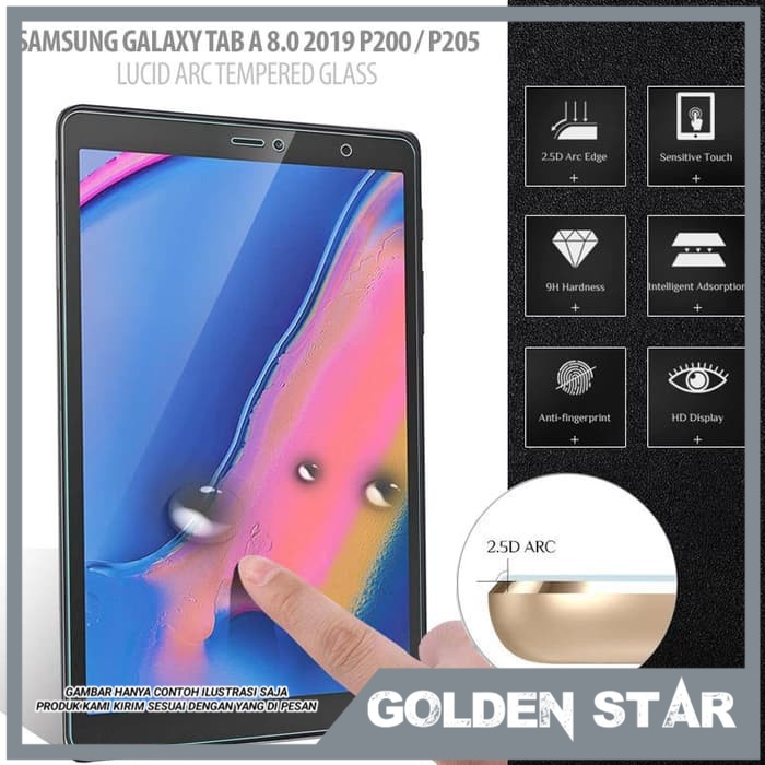 Samsung Tab S5E T720 A 2019 T295 P200 T515 A 2016 T285 T350 Tempered Glass Tablet Anti Gores Kaca