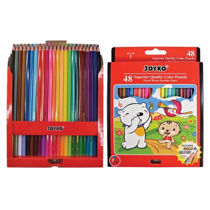 

WARNAPENSIL- PENSIL WARNA CP-48PB JOYKO / PANJANG -PENSIL WARNA