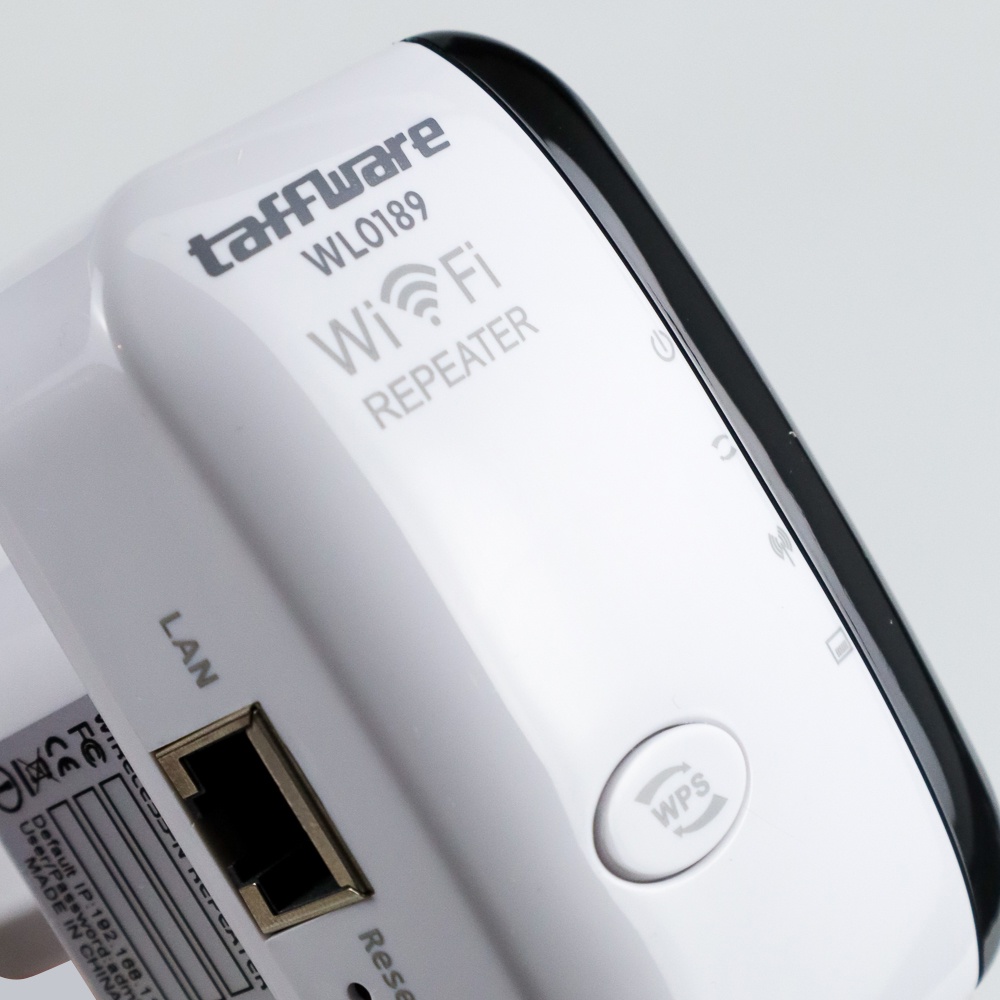 Taffware Wireless-N WiFi Repeater 300Mbps - WL0189 - White